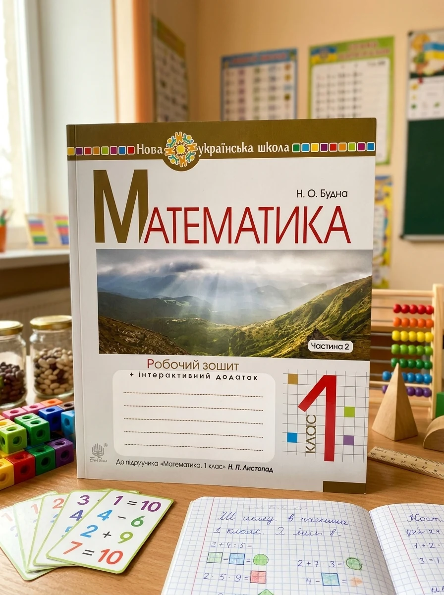 Математика. 1 клас. Робочий зошит. Частина 2 (до підручника Листопад Н.П.) — фото 2
