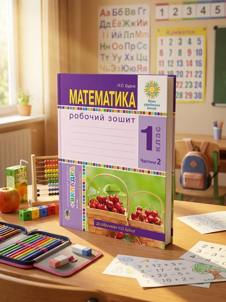 Математика. 1 клас. Робочий зошит. Частина 2. (до підручника Н. О. Будної) — Дитяча література