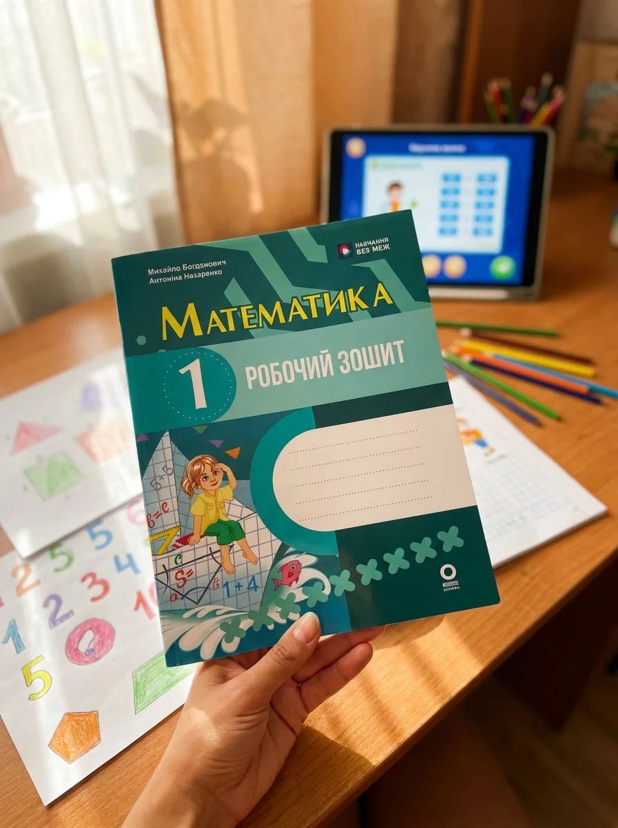 Математика. 1 клас. Робочий зошит. До підручника М. Богдановича, А. Назаренко