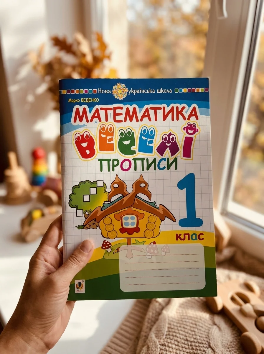Математика. 1 клас. Веселі прописи — Вивчення мов