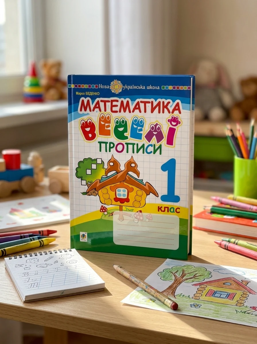 Математика. 1 клас. Веселі прописи — Вивчення мов