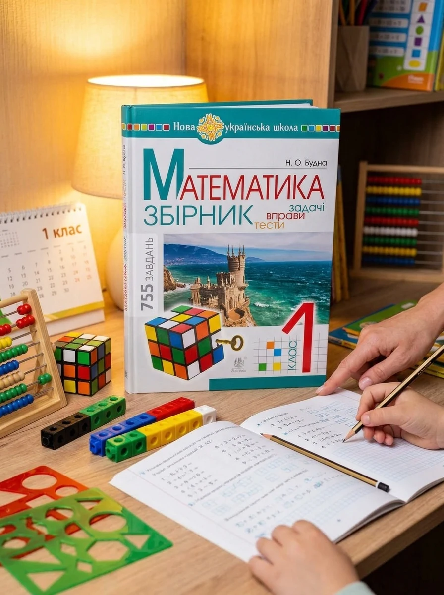 Математика. 1 клас. ЗБІРНИК. Задачі, вправи, тести — фото 2
