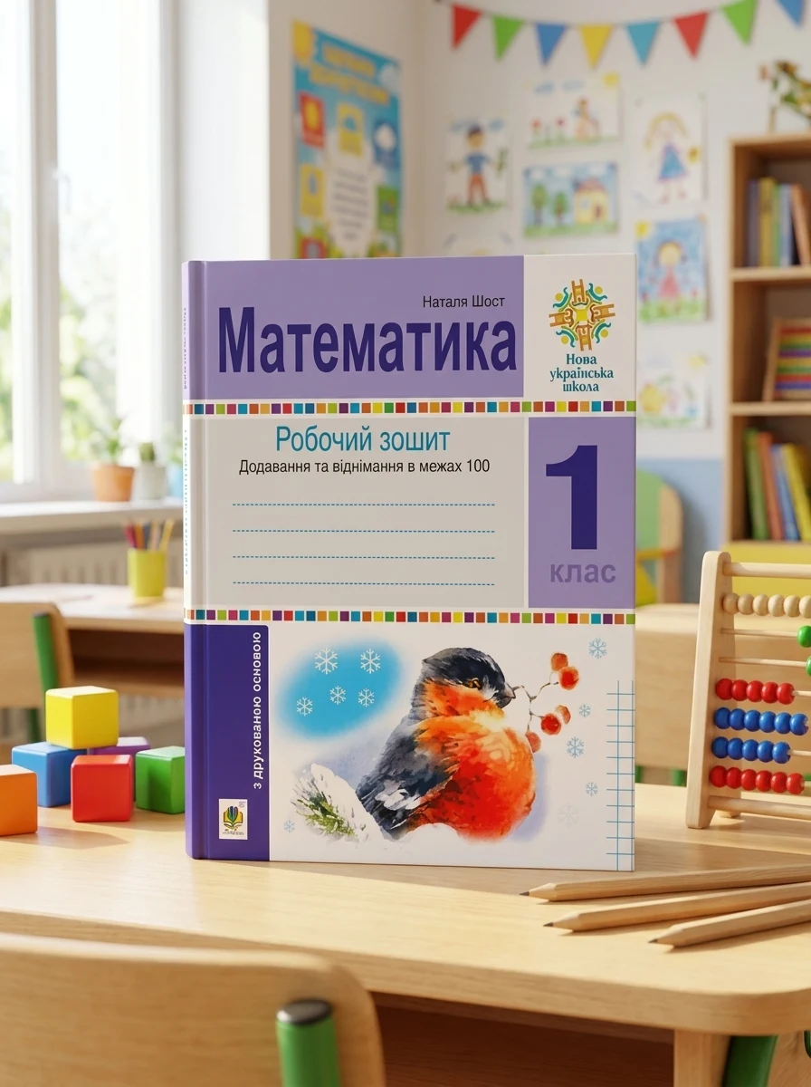 Математика. 1 клас. Зошит з друкованою основою. Додавання та віднімання в межах 100 — Вивчення мов