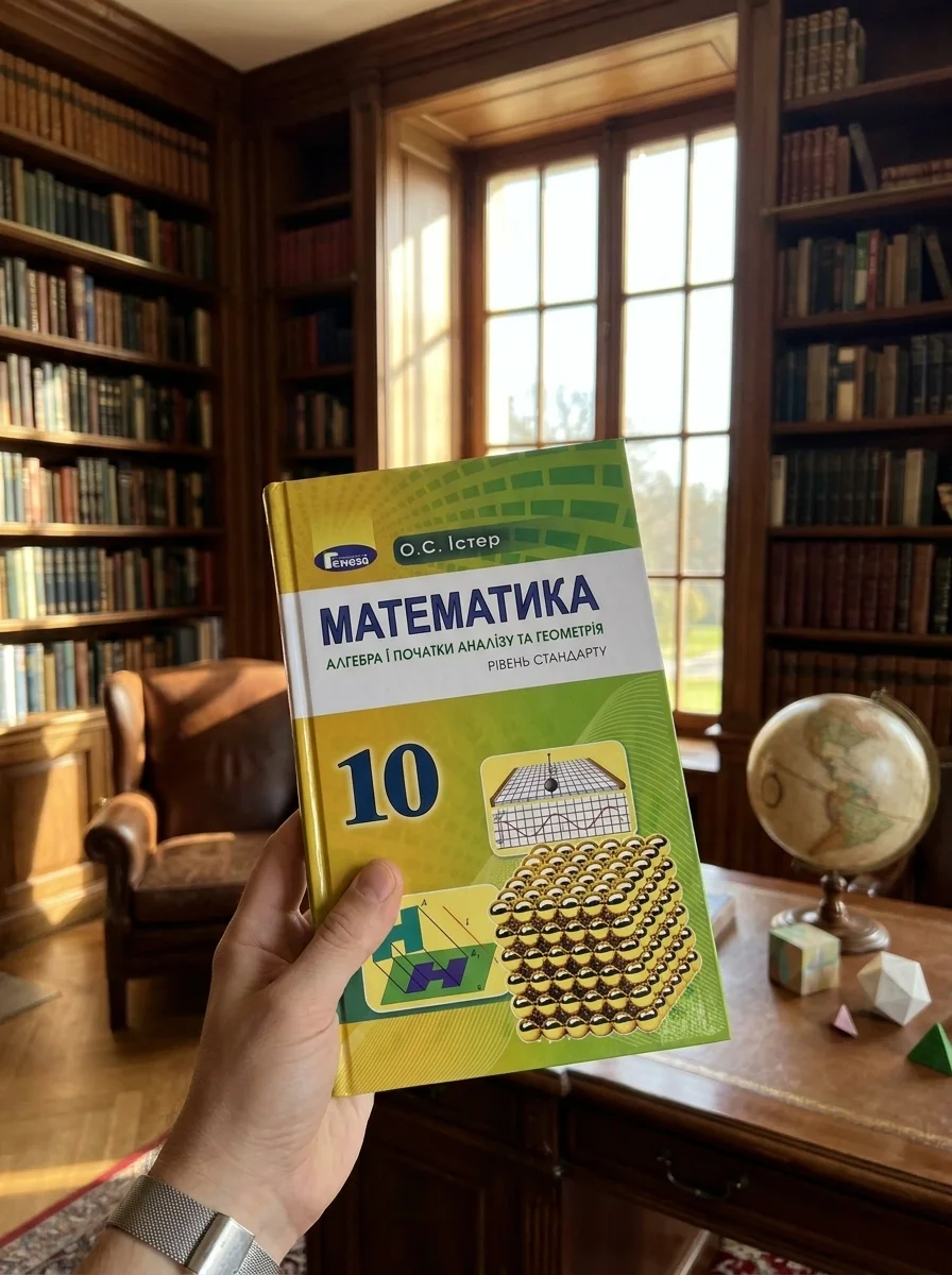 Математика 10 клас. Підручник. Рівень стандарту — Олександр Істер, обкладинка