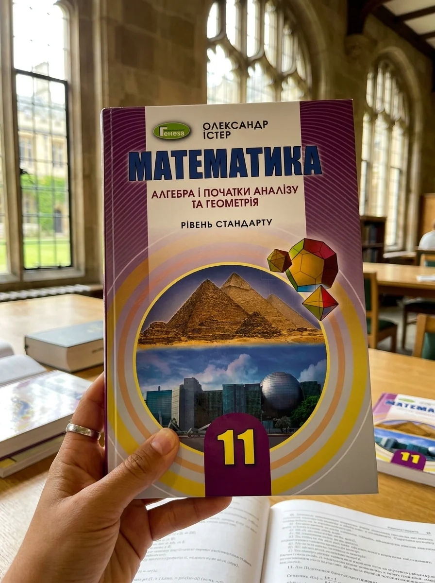 Математика 11 клас. Підручник. Рівень стандарту — Олександр Істер, обкладинка
