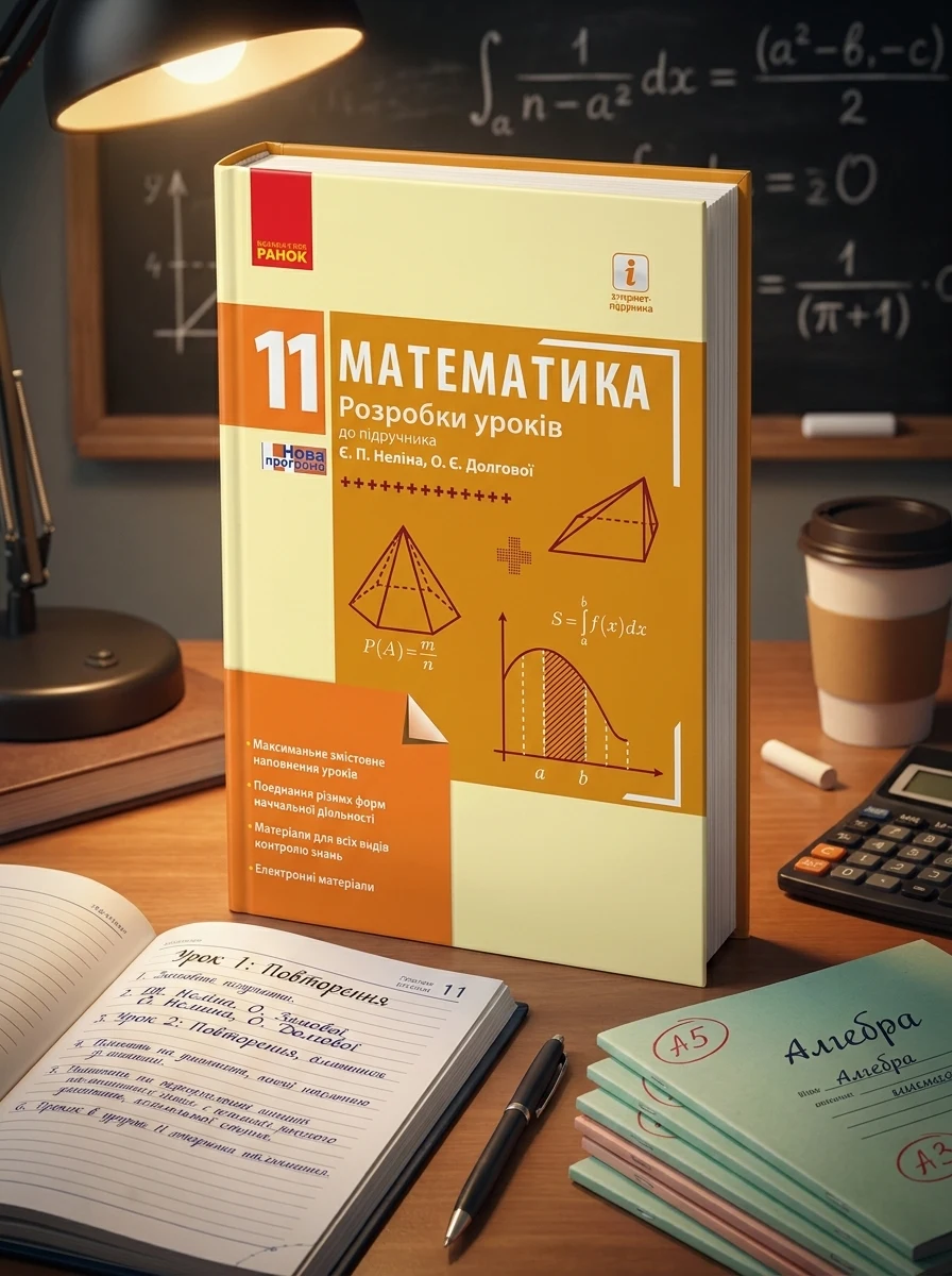 Математика. 11 клас. Рівень стандарту. Розробки уроків до підручника Є. П. Неліна, О. Є. Долгової