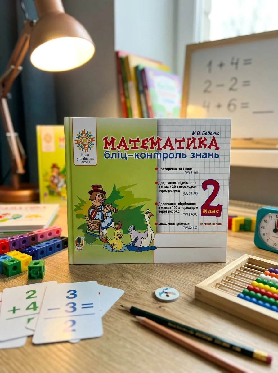 Математика. 2 клас. Бліц-контроль знань. Частина 1 — Дитяча література