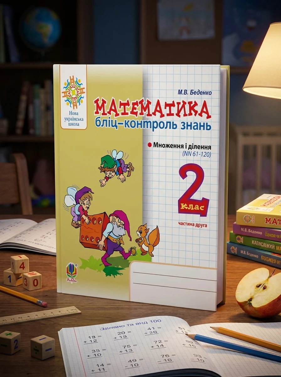 Математика. 2 клас. Бліц-контроль знань. Частина 2 — Дитяча література