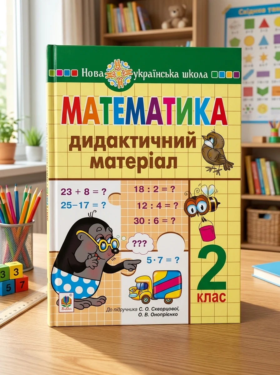 Математика. 2 клас. Дидактичний матеріал — фото 2