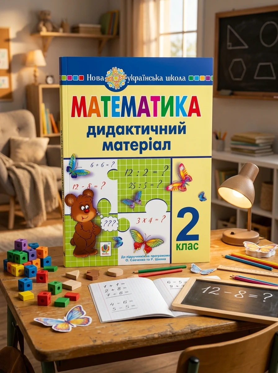 Математика. 2 клас. Дидактичний матеріал — Дитяча література