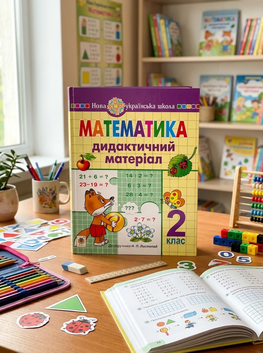 Математика. 2 клас. Дидактичний матеріал — Дитяча література