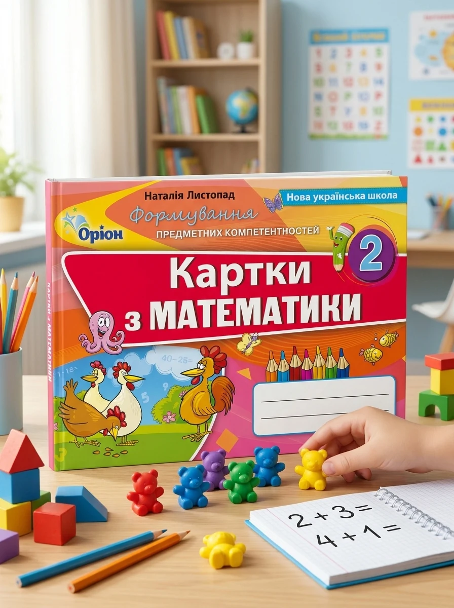 Математика. 2 клас. Формування предметних компетентностей. Картки — Дитяча література
