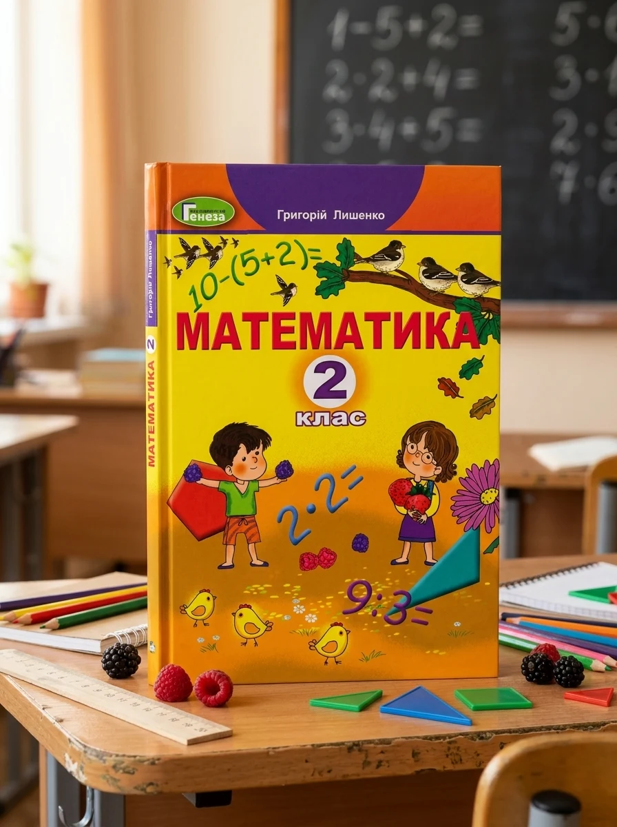 Математика 2 клас, Григорій Лишенко, 2023 — Дитяча література
