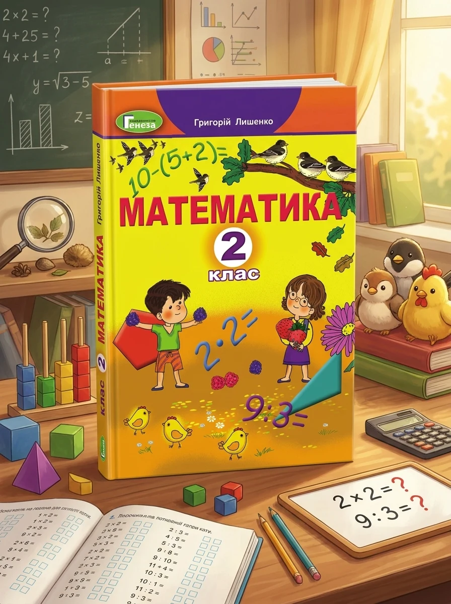 Математика 2 клас, Григорій Лишенко