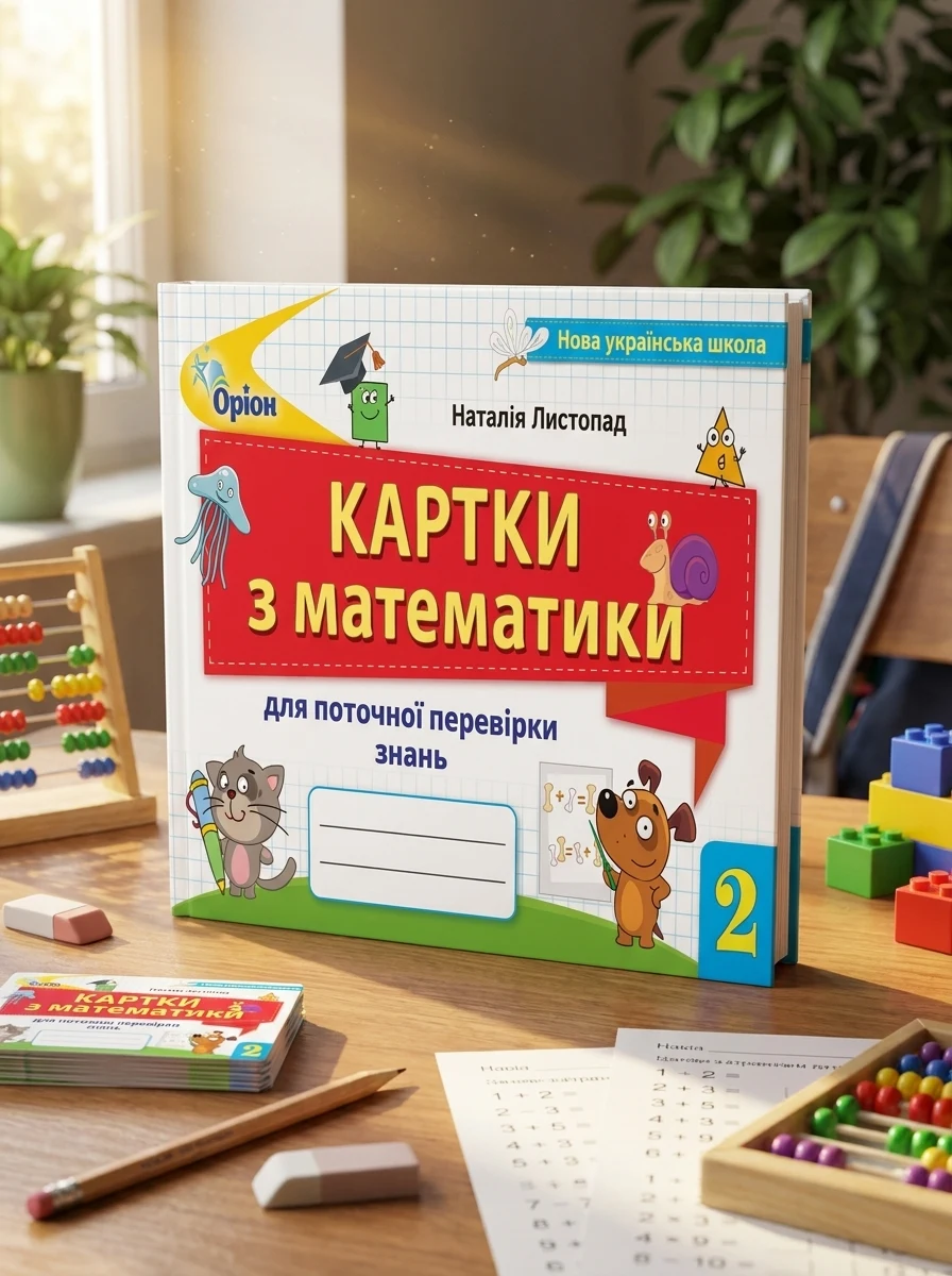 Математика 2 клас. Картки для поточної перевірки знань — Дім, сім'я, релігія