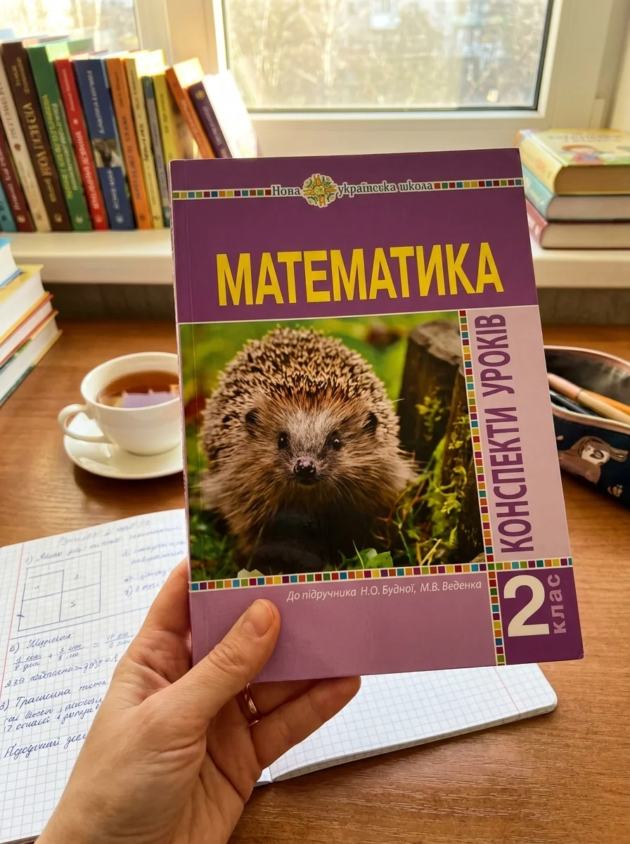 Математика. 2 клас. Конспекти уроків — Вивчення мов