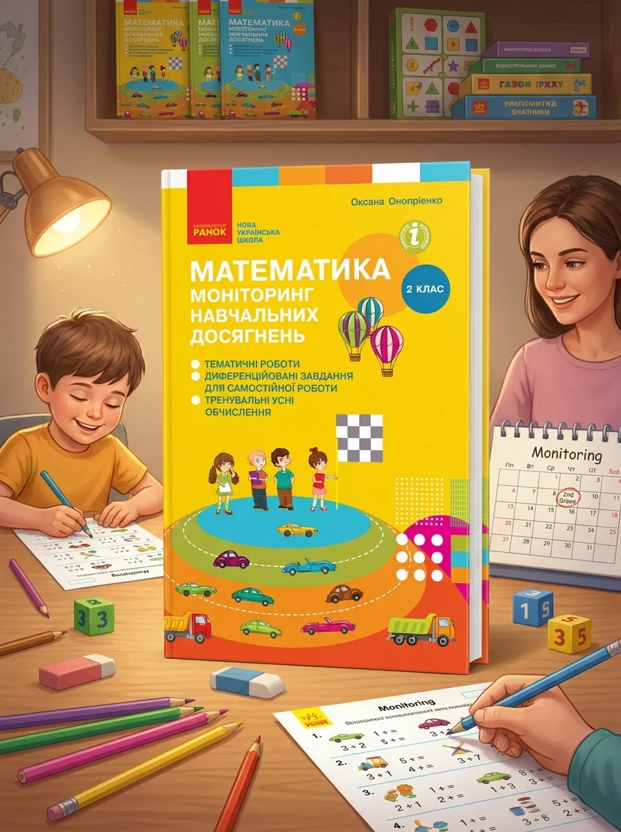 Математика. 2 клас. Моніторинг навчальних досягнень — Вивчення мов