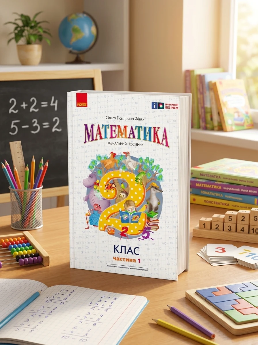Математика. 2 клас. Навчальний посібник. Частина 1 (у 3-х частинах) до підручника Гісь О.М. та ін. — Вивчення мов