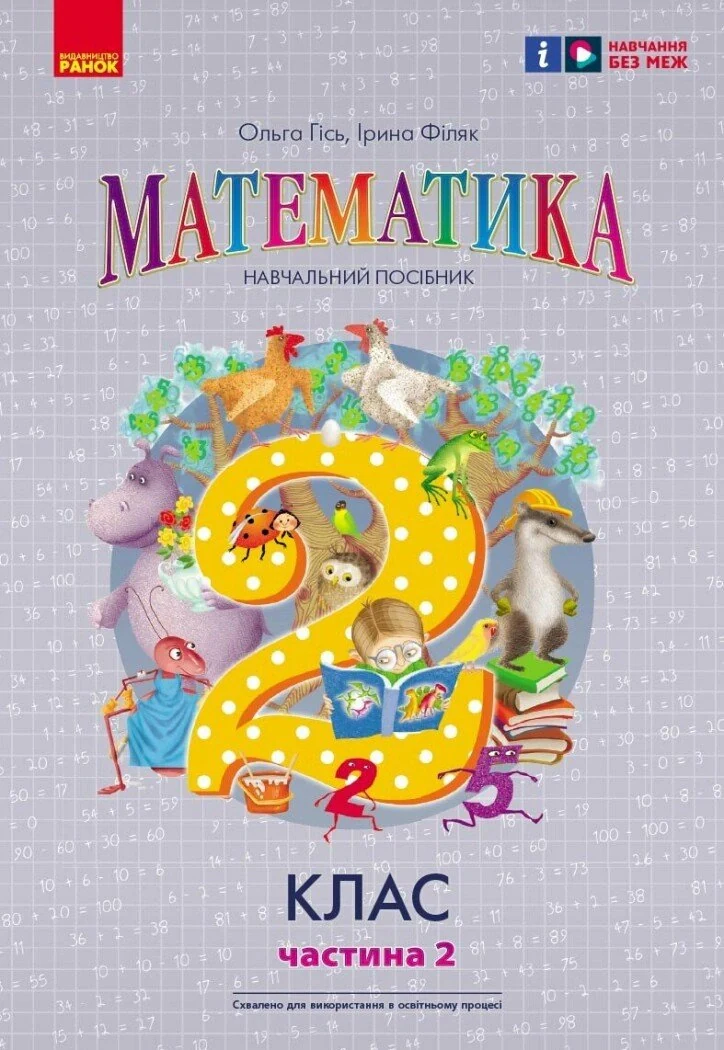 Математика. 2 клас. Навчальний посібник Частина 2 (у 3-х частинах) до підручника Гісь О.М. та ін.