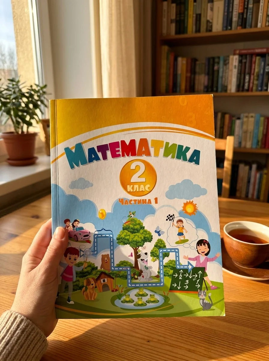 Математика. 2 клас. Навчальний посібник у 3-х частинах. Частина 1 — Тетяна Воронцова, обкладинка