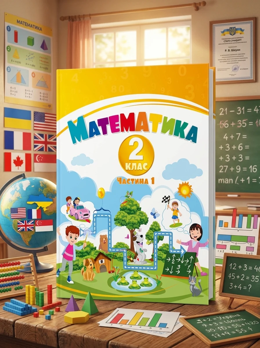 Математика. 2 клас. Навчальний посібник у 3-х частинах. Частина 1