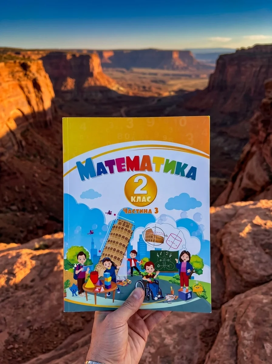 Математика. 2 клас. Навчальний посібник у 3-х частинах. Частина 3 — Тетяна Воронцова, обкладинка
