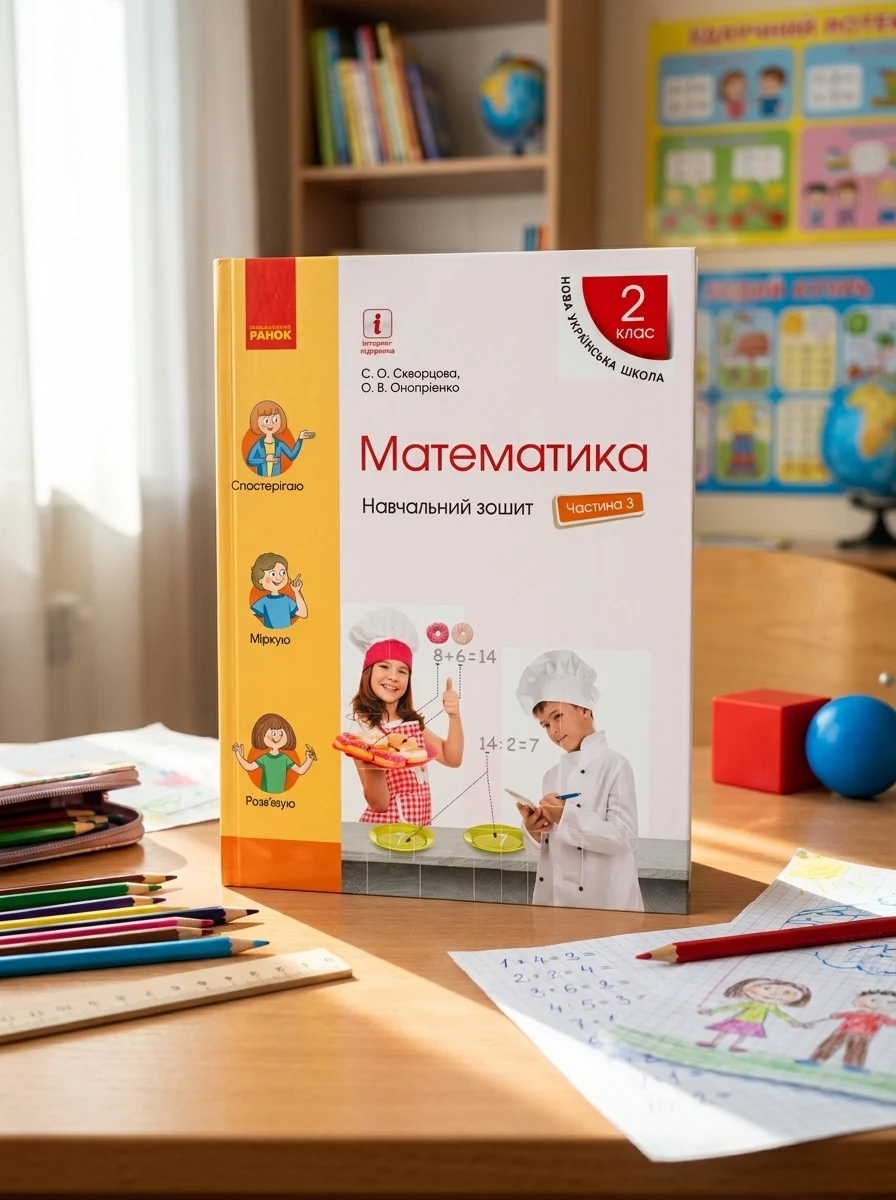 Математика. 2 клас. Навчальний зошит у 4 частинах. Частина 3 — Дитяча література