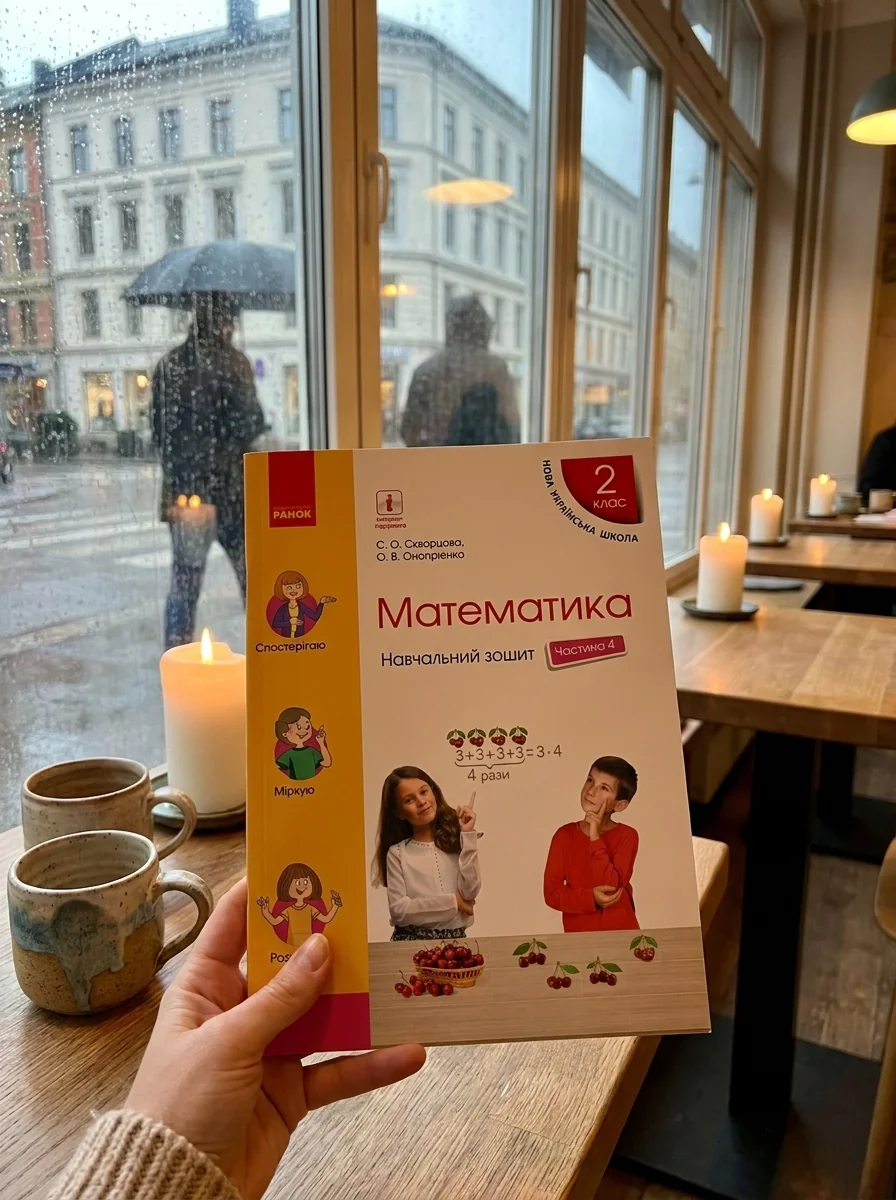 Математика. 2 клас. Навчальний зошит у 4 частинах. Частина 4 — Оксана Онопрієнко, обкладинка