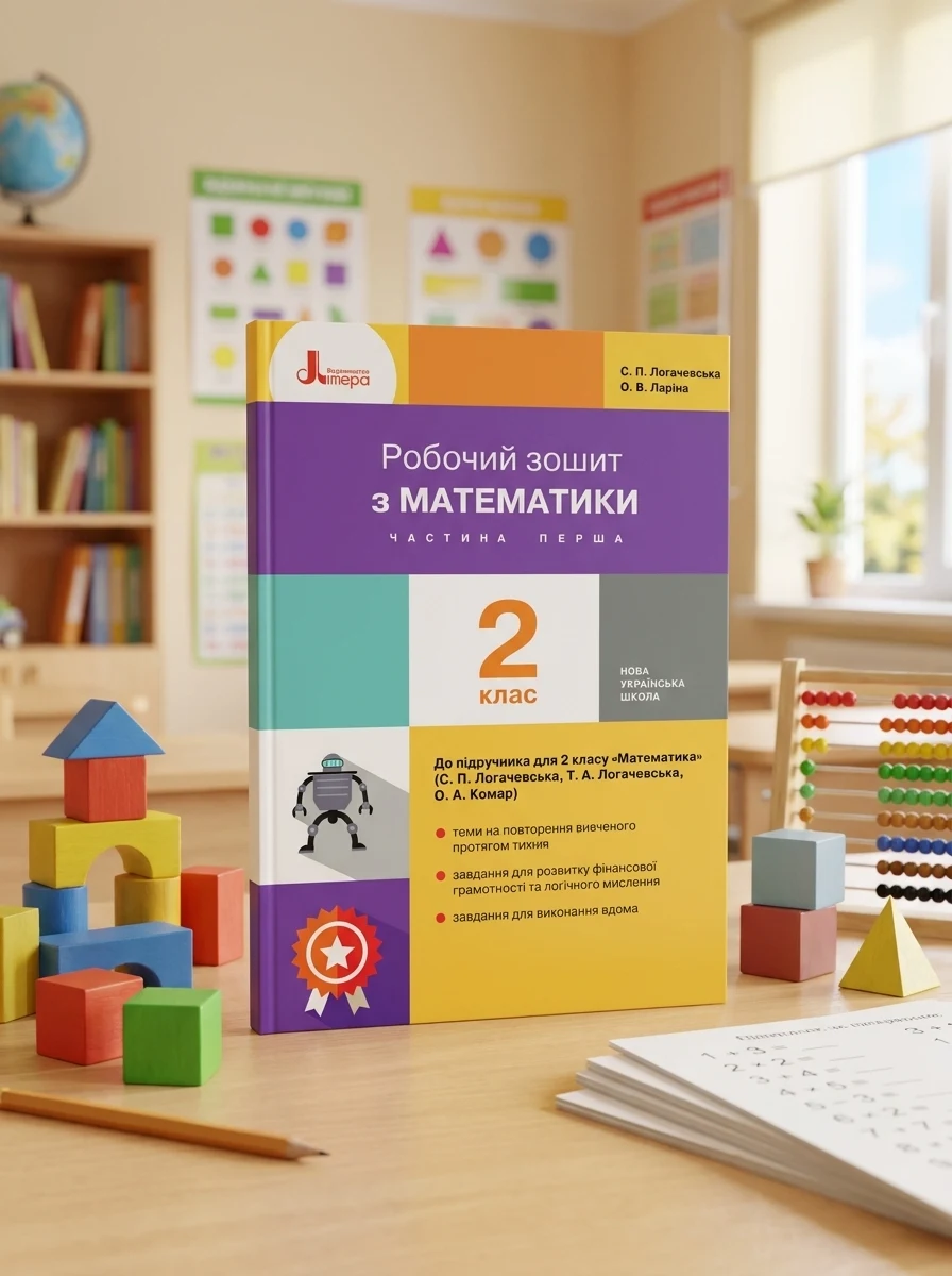 Математика. 2 клас. Робочий зошит. Частина 1 до підручника Логачевської С.П. — Дитяча література
