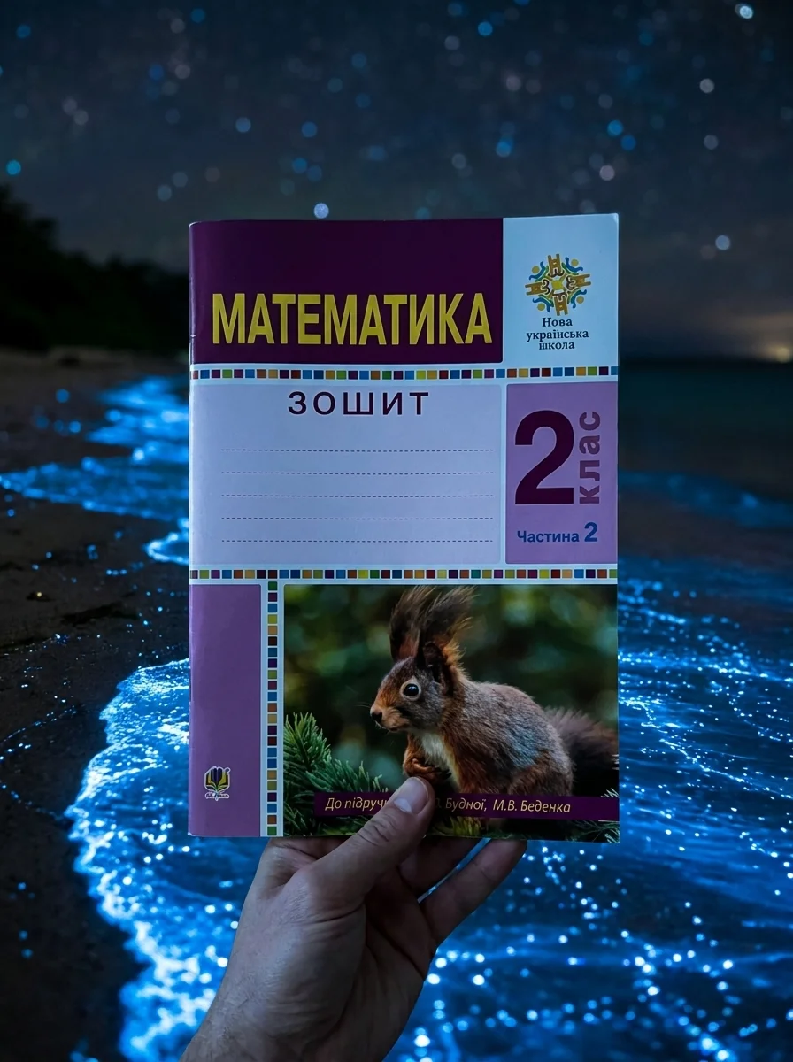 Математика. 2 клас. Робочий зошит. Частина 2 — Марко Беденко, обкладинка