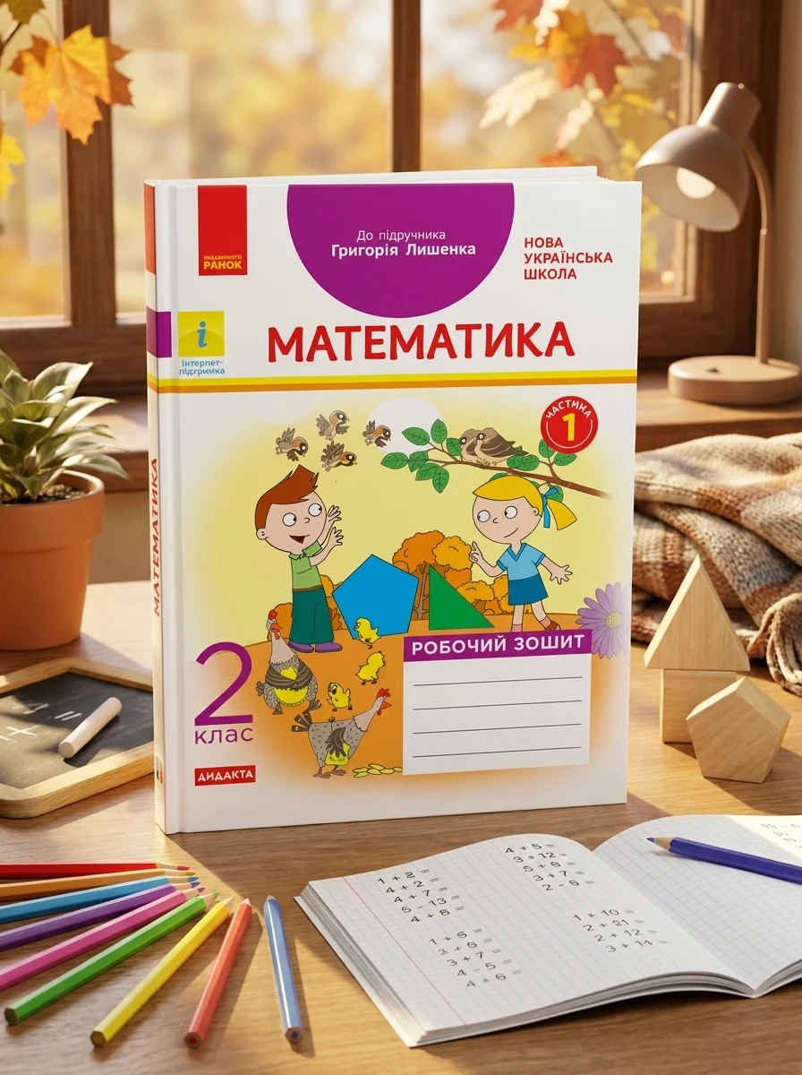 Математика. 2 клас. Робочий зошит до підручника Г.П. Лишенка. Частина 1 — Дитяча література