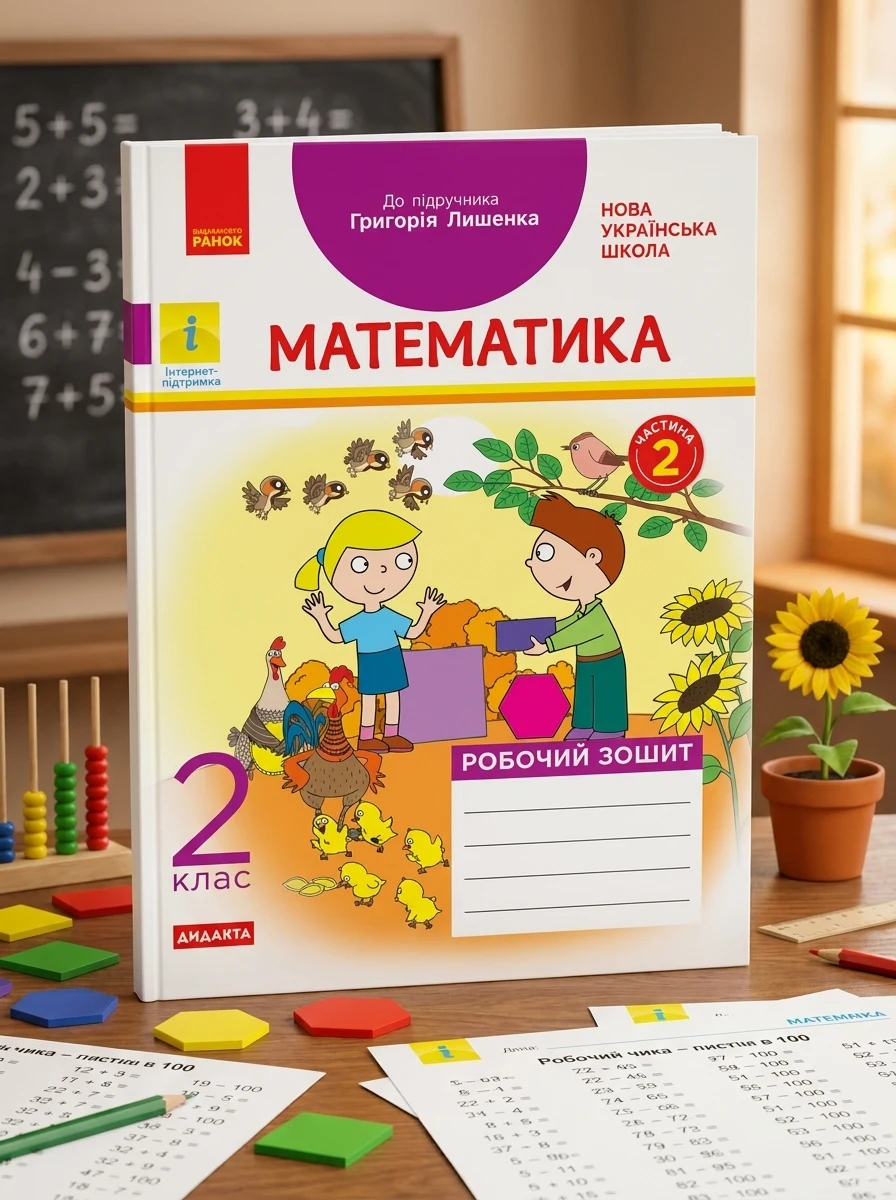 Математика 2 клас. Робочий зошит до підручника Г. П. Лишенка. Частина 2 — Дім, сім'я, релігія