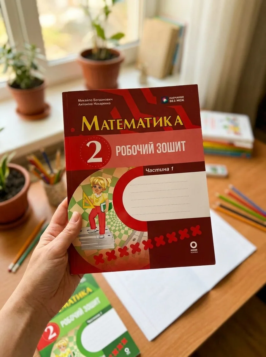 Математика. 2 клас. Робочий зошит. До підручника М. Богдановича. У 2-х частинах. Частина 1