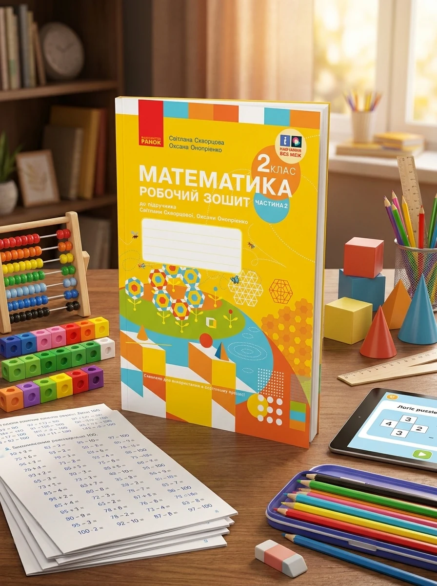 Математика. 2 клас. Робочий зошит до підручника Світлани Скворцової, Оксани Онопрієнко. У 2 частинах. Частина 2 — Дитяча література