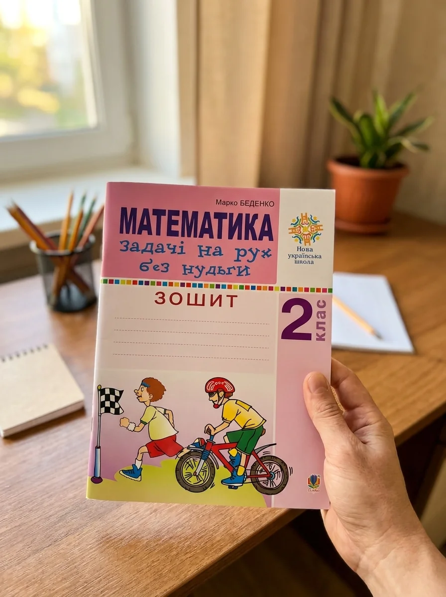 Математика. 2 клас. Задачі на рух без нудьги. Робочий зошит