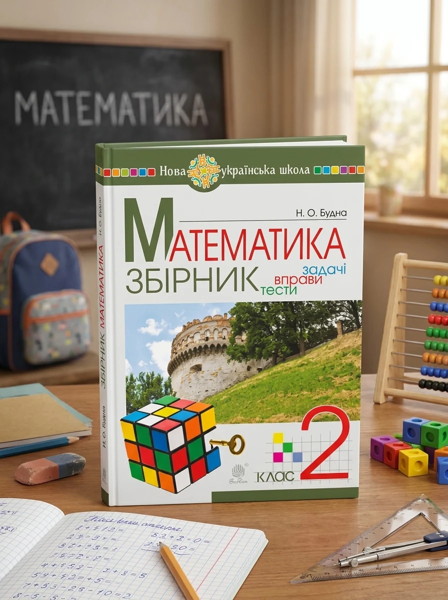 Математика. 2 клас. Задачі, вправи, тести — фото 2