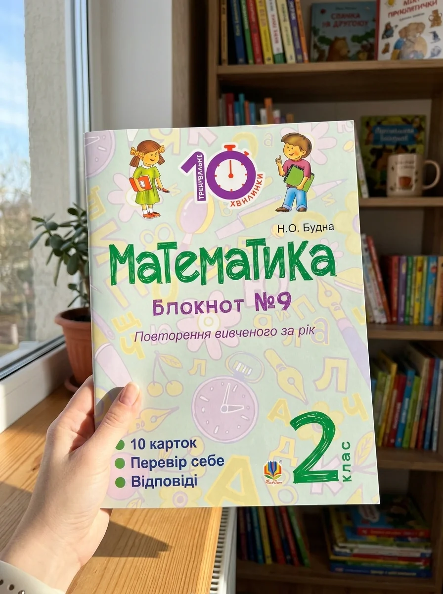 Математика. 2 клас. Зошит №9. Повторення вивченого за рік — Вивчення мов