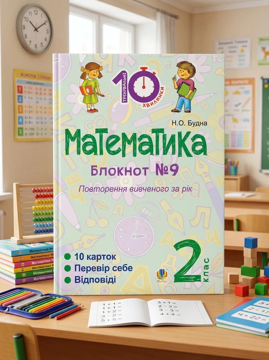 Математика. 2 клас. Зошит №9. Повторення вивченого за рік — Вивчення мов