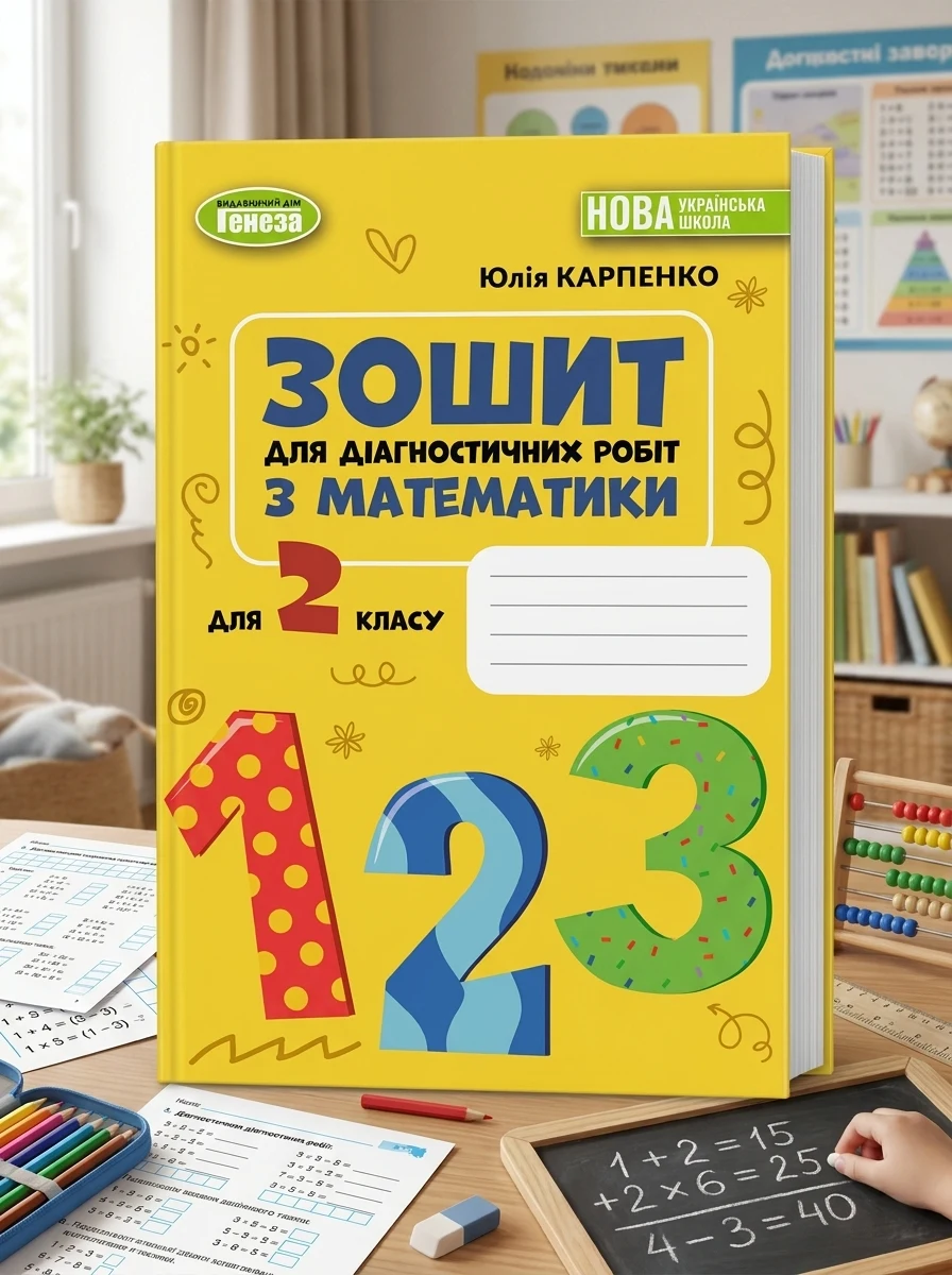 Математика. 2 клас. Зошит для діагностичних робіт — Дитяча література