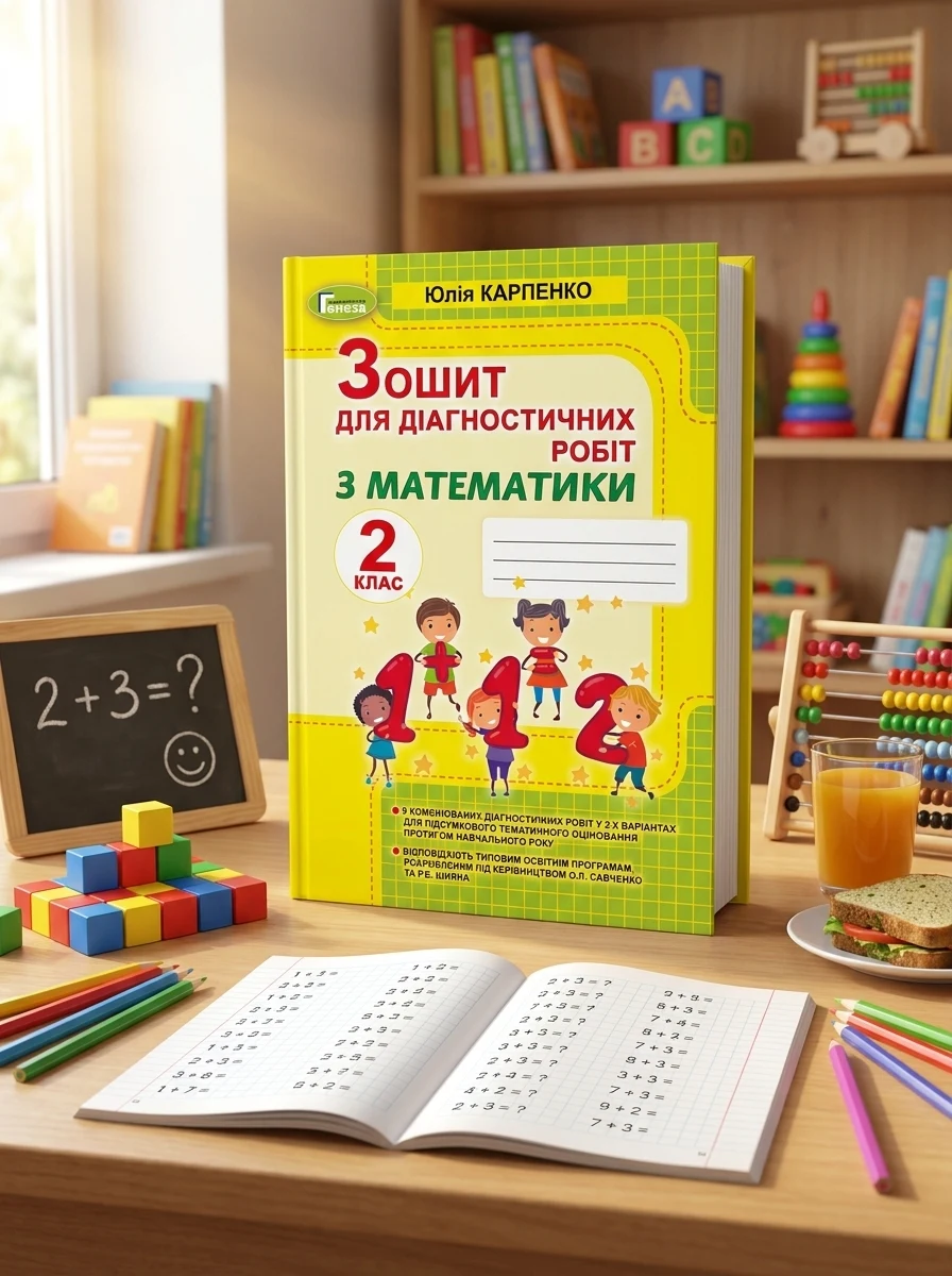 Математика 2 клас. Зошит для діагностичних робіт — Дім, сім'я, релігія
