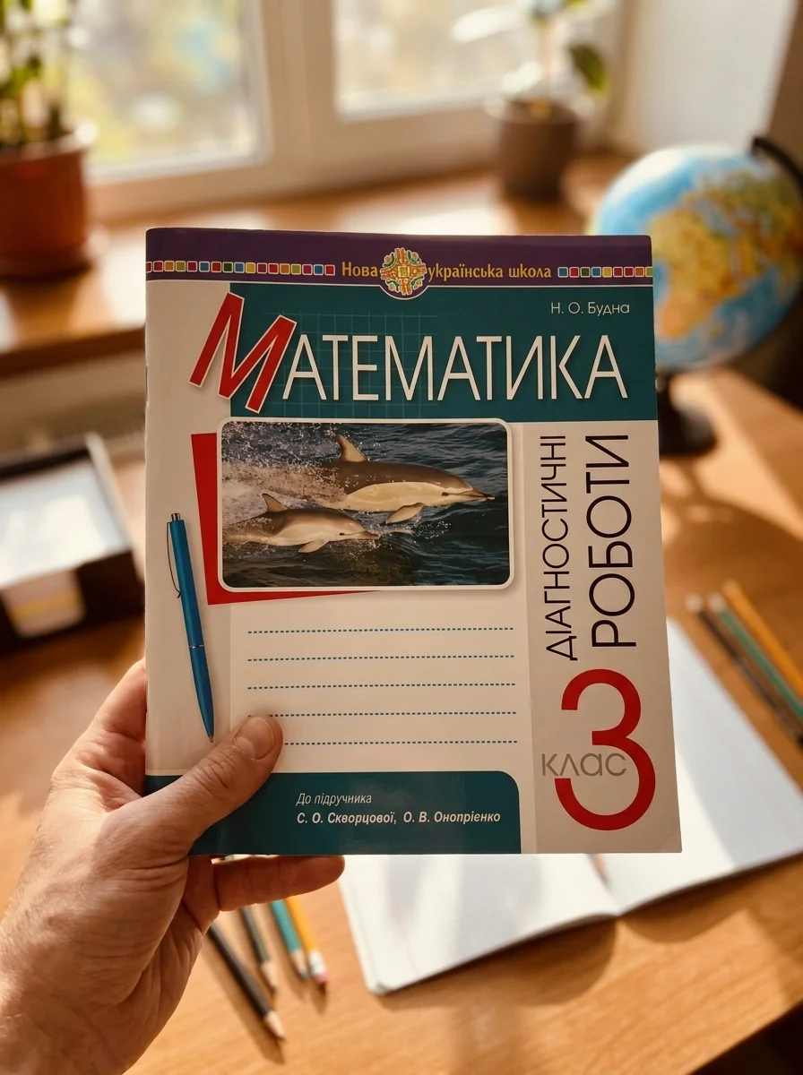 Математика. 3 клас. Діагностичні роботи — Наталя Будна, обкладинка