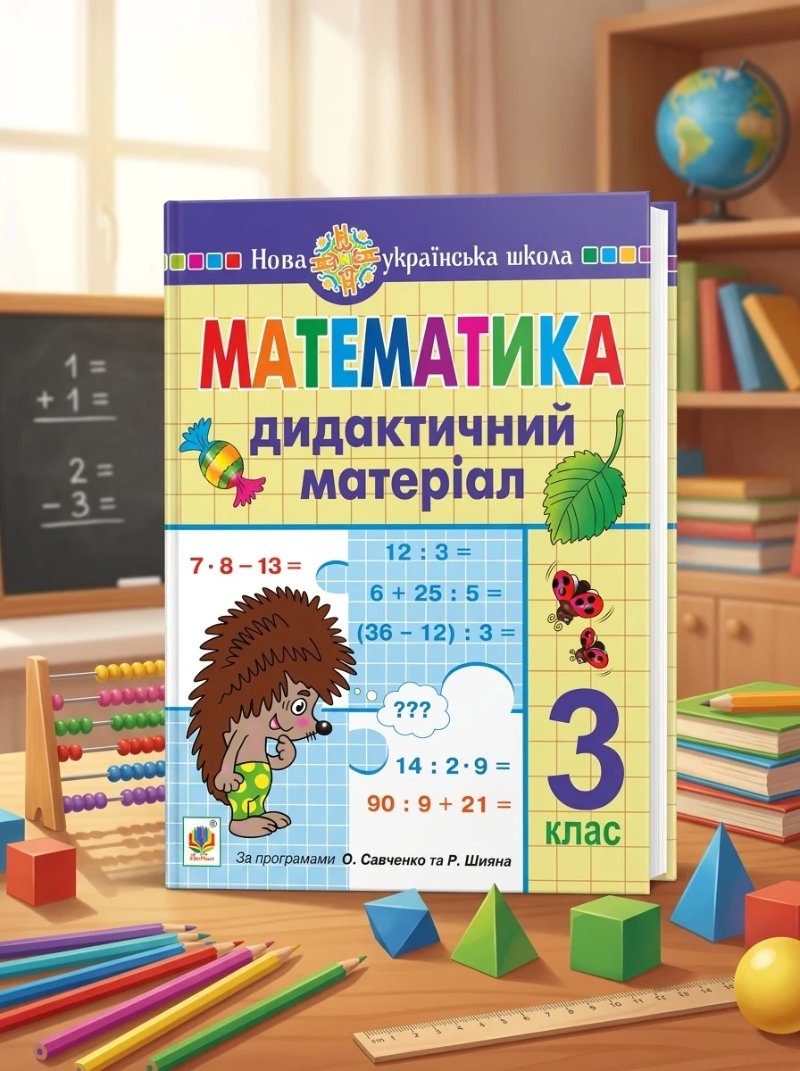 Математика. 3 клас. Дидактичний матеріал — Дитяча література