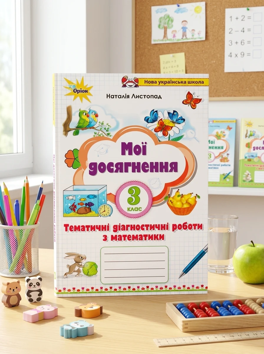 Математика 3 клас. Мої досягнення. Тематичні діагностичні досягнення — Вивчення мов