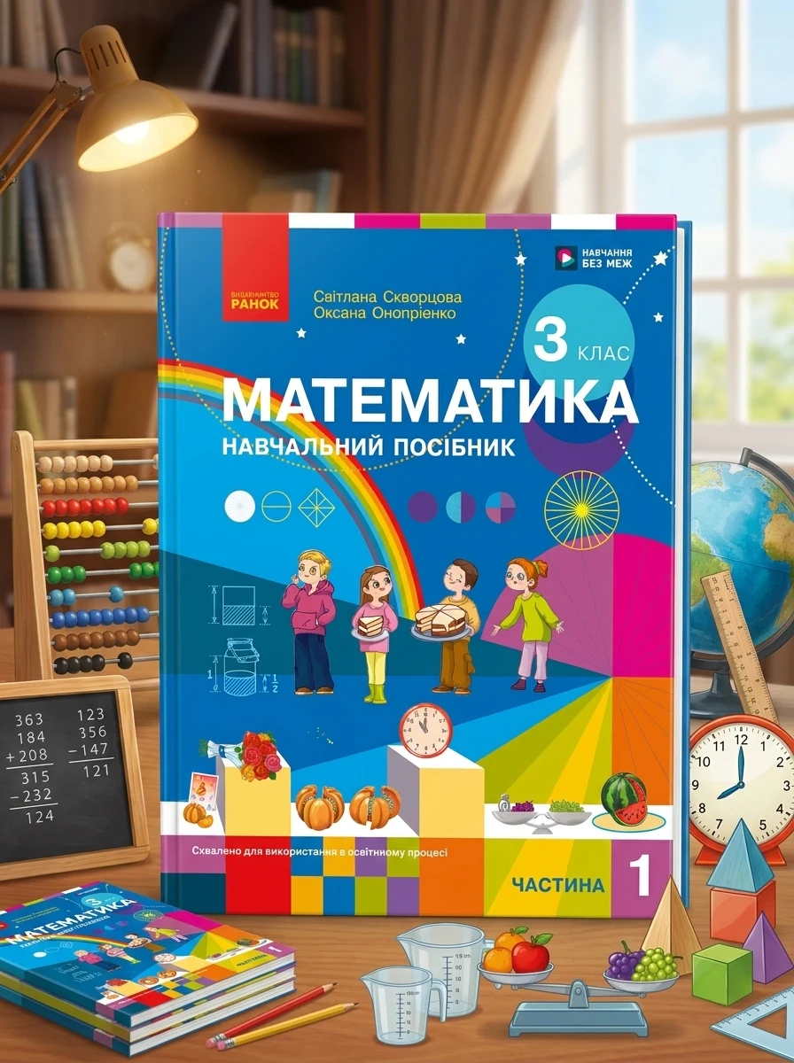 Математика. 3 клас. Навчальний посібник у 3-х частинах. Частина 1 — Дитяча література
