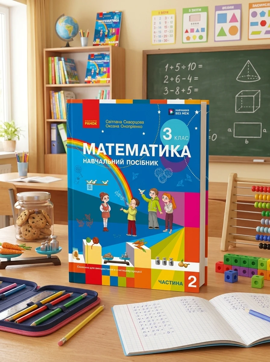 Математика. 3 клас. Навчальний посібник у 3-х частинах. Частина 2 — Дитяча література