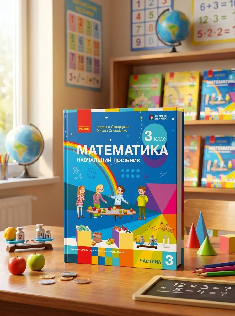 Математика. 3 клас. Навчальний посібник у 3-х частинах. Частина 3 — Дитяча література
