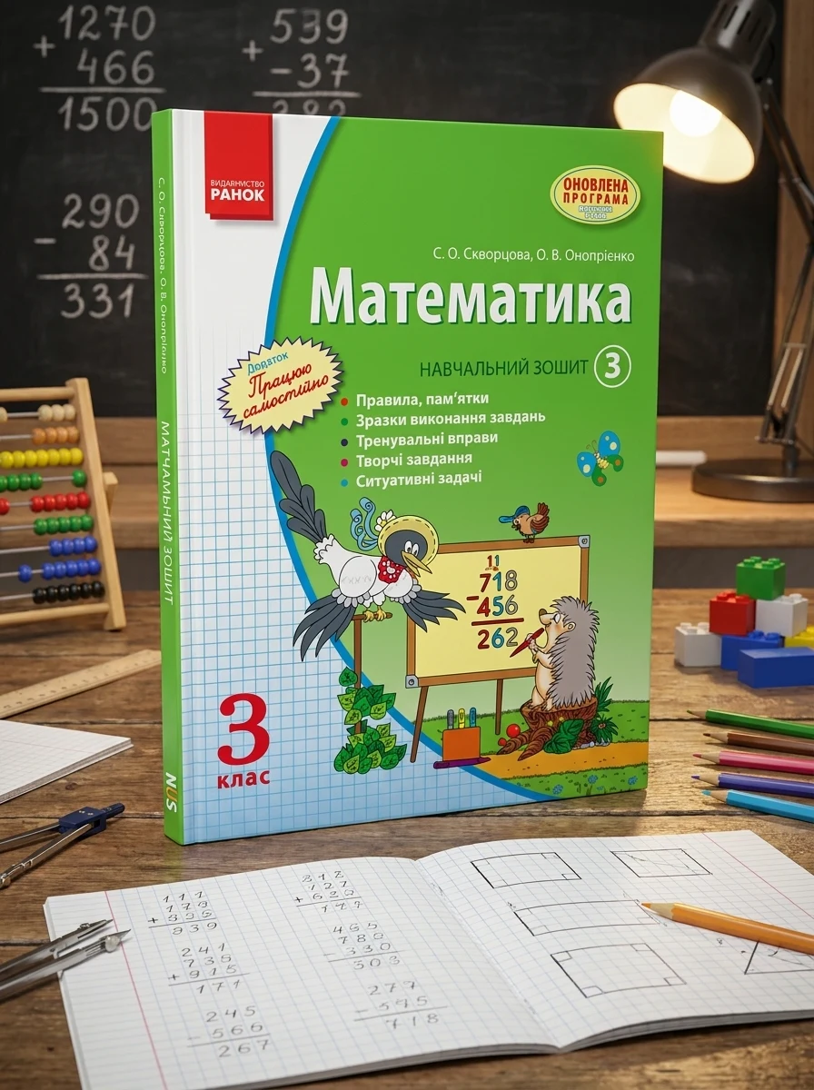 Математика. 3 клас. Навчальний зошит. Частина 3 — Дитяча література