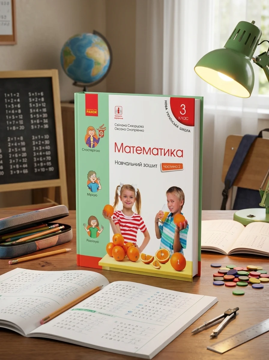 Математика. 3 клас. Навчальний зошит у 4 частинах. Частина 2 — Дитяча література