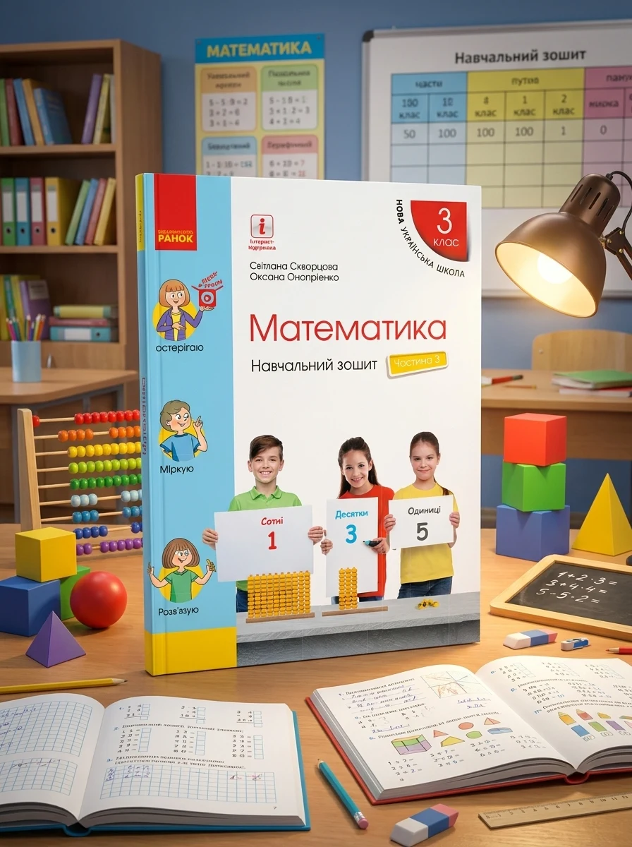 Математика. 3 клас. Навчальний зошит у 4 частинах. Частина 3 — Дитяча література