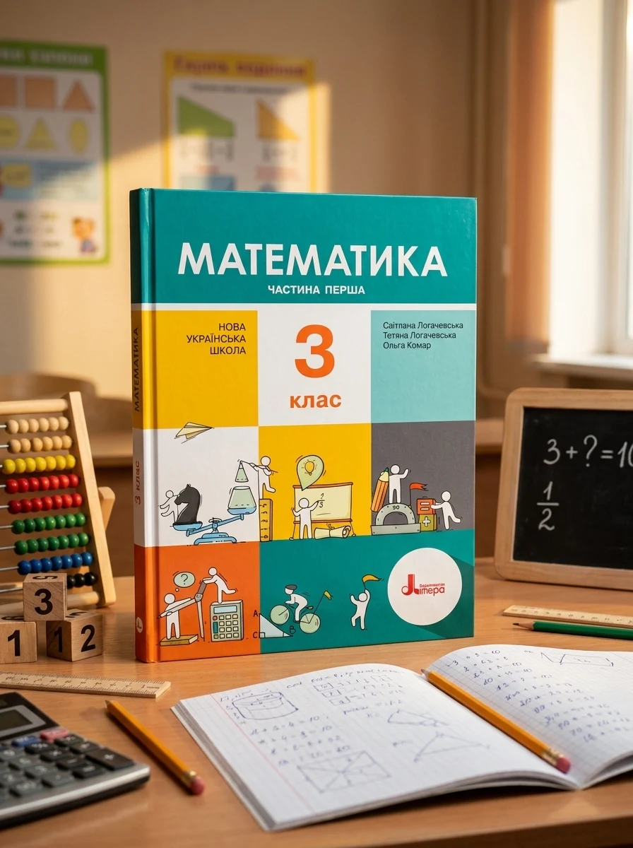 Математика. 3 клас. Підручник. Частина 1 — Дитяча література